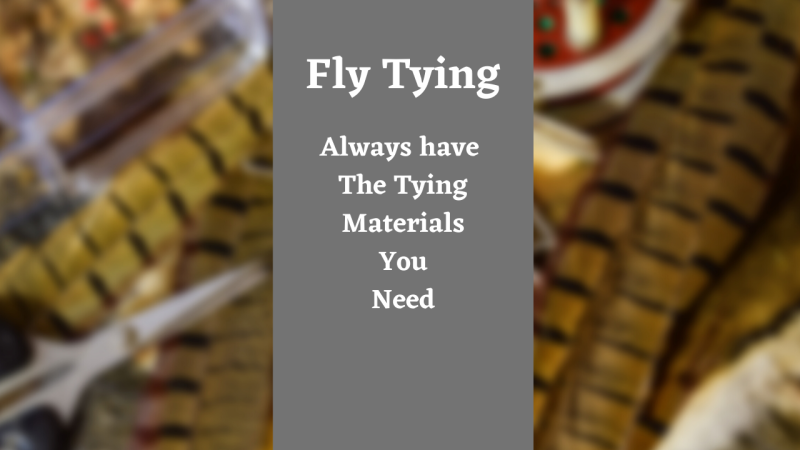 Fly Tying Materials 